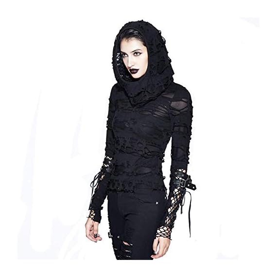 Devil-Fashion-Gothic-Steampunk-Hooded-Holes-T-Shirts-Women-Black-Long-Sleeve-Cosplay-Fashion-Hoodies