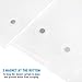 Amazer Extra Long Shower Curtain Liner 72 x 84 Clear Plastic Shower Liner PEVA Waterproof Inside Shower Curtains for Bathroom with 3 Magnets and Rustproof Grommets