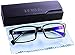 Blue Light Blocking Glasses by Bukos -- Unisex - FDA Approved - Sleep Better - Reduce eyestrain - LED Grow Light protection - Computer Glasses - Gaming - Melatonin