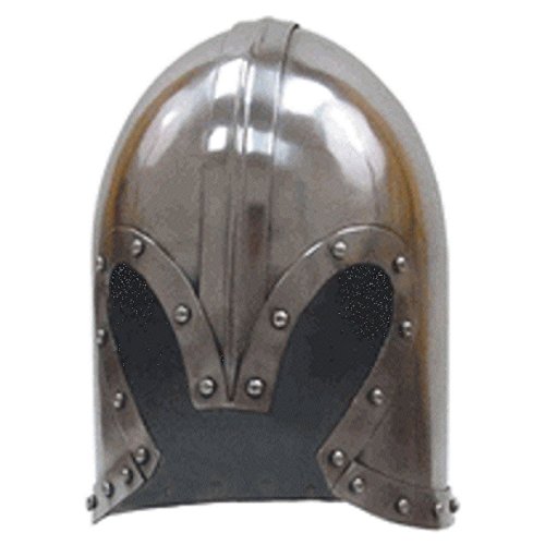 Nauticalmart Greek Barbute Armor Helmet - Metallic - One Size