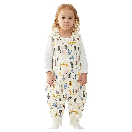 Duomiaomiao Baby Sleep Sack, Four Season Cotton Toddler Sleeping Sack