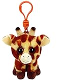 Peaches Giraffe Beanie Babies Clip 5 inch - Stuffed Animal by Ty (36654)