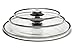 Quicklids Universal Glass Pot Lids with Cool-Touch Knobs (Set of 3), 8.5