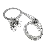 Redneck Convent Versatile Snare Wire Trapping Supplies 12-Pack - Coyote Trap, Fox Trap - Small Game Traps, Trapping Kit Snare Trap 12pk