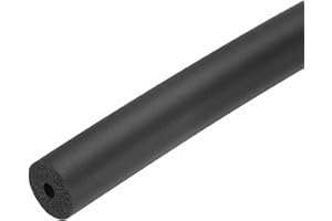 MECCANIXITY Pipe Insulation Foam Tube 1/8" ID x 1/2" OD 3ft Foam Tubing Heat Insulated Pipe for AC Unit Handle Grip Water Pipe Freeze Protection - 3.5x13mm/Black