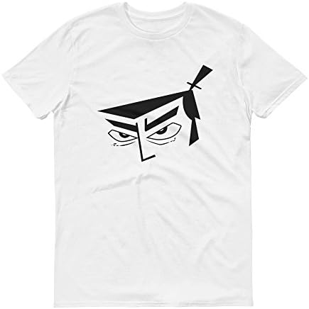 Samurai jack season 5 t shirt - 90s cartoon t shirt (L, White)