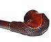 Pear Wood Hand Carved Tobacco Smoking Pipe DALI #2 + Pouch