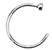 Forbidden Body Jewelry Nose Rings Hoop, Hoop Nose Ring, Nose Ring Hoop, Surgical Steel Comfort Fit Nose Ring Hoop/Silver Tone 20G (10mm)