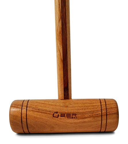 Uber Games 9 Wicket Croquet Set - Garden - 4 Player