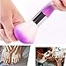 Binmer(TM) Nail Brushes Remove Dust Powder for Acrylic Nails Nail And Nail Art Dust Clean (Purple)