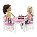 Emily Rose 14 Inch Doll Furniture Accessories | Lovely Pink and White 14.5