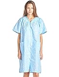 Casual Nights Women's Floral Woven Snap-Front Lounger House Dress