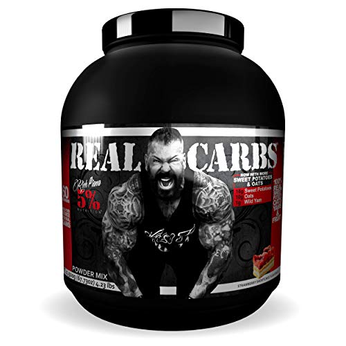 Rich Piana 5% Nutrition Real Carbs (Strawberry Shortcake) 63.49oz (1,800 Grams) 60 Servings