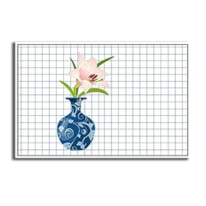 Framed Canvas Wall Art for Living Room, Bedroom Vase Canvas Prints for Modern Home Decoration Ready to Hang - 16"x24" inches