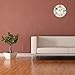 KI Store Wall Clocks Decorative Silent Pink Wall Clock for Girls 12-Inch Bedroom Living Room Kitchen