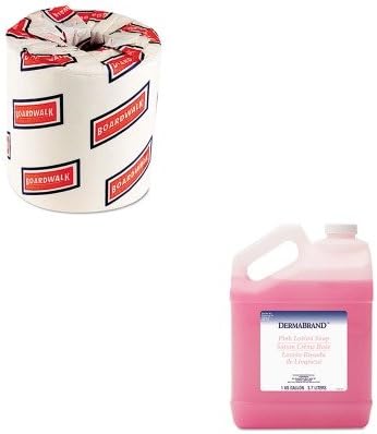 KITBWK410CTBWK6180 - Value Kit - Dermabrand 410 Mild Cleansing Pink Lotion Hand Soap, Gallon (BWK410CT) and White 2-Ply Toilet Tissue, 4.5quot; x 3quot; Sheet Size (BWK6180)