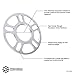 StanceMagic 5mm Hubcentric Wheel Spacers (5x112, 66.6mm Bore, No Lip) Compatible with Newer Audi A4 S4 A5 S5 A6 S6 A7 S7 A8 Quattro B8 and Most Mercedes Benz Vehicles - 66.56mm V2 2pcs