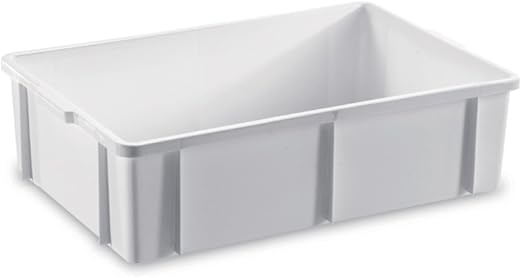 D.O.M. Caja apilable de 60 x 40 x 8 cm.: Amazon.es: Hogar