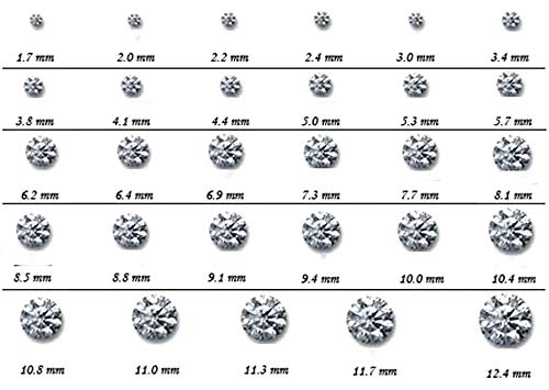 GEMHUB Natural Diamond 1 Ct Lot VVS-VS Clarity DEF Color 50 Pcs Diamonds for Jewelry Making