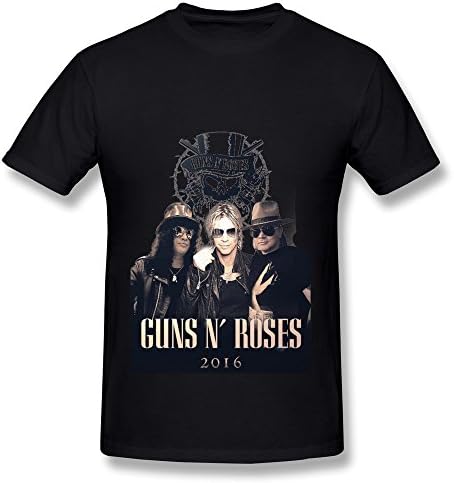 2016 Mens Guns N' Roses Not In This Lifetime Tour 2016 Poster T-shirts Black