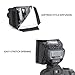 ENHANCE Dual Mounting Portable Soft Box Flash Diffuser for Pop-Up Flashes and External Flash Speedlites - Works With Sony Alpha 7 II , SLT-A77 II , Alpha 7S , Cyber-shot DSC-H400 , DSC-H300 and More **Includes Accessory Bag and Cleaning Brush**