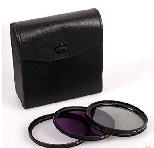 LOOKit Objektiv Filterset 49 inkl. UV Filter + CPL Filter + FLD Filter + Schutztasche – Bild 3