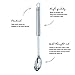 Rösle Stainless Steel Large Olive Spoon, 8.8-inch