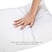 HOMFY Queen 100% Cotton Pillows for Sleeping, Set of Two Standard Premium Super Soft Bedding Pillow, Hypoallergenic, Anti Dust Mite and Mold & Mildew Resistant - White (White, Standard)