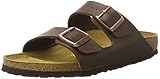 Birkenstock womens Arizona in dark brown from Birko-Flor Sandals 37.0 EU N
