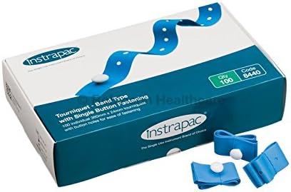 Tourniquet Single Use - Band Type with Button Fastening X 100 (Back in Stock 21/07/2020)
