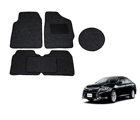 Flying On Wheels Soft Black Car Floor Mats For Toyota Camry Pack
