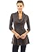PattyBoutik Women's Cowl Neck A-Line Tunic Sweater