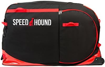 Speed Hound Bike Case for Air Travel | Freedom Padded Carrying Case Fits Most Road, Mountain & Triathlon Bikes | Heavy Duty Bike Bag with Extra Space for Cycling Accessories | 53 x 31 x 15 Inches