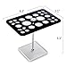 XREXS Makeup Brush Holder, 26 Holes Brush Drying Holder With Beautiful Crystal Clear Acrylic Base, Collapsible Air Drying Tower Cosmetics Brush Tree
