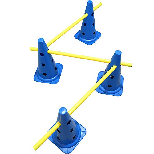 AKA Sports Gear Hurdle-Cones & Poles Set(Cone Only)