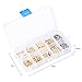eBoot 180 Pieces Male Female Hex Brass Spacer Standoff Screw Nut Assortment Kit (M3)