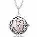 Eudora Harmony Bola Endless Love Locket Pendant Necklace 20mm Musical Chime Ball & 30'' Chain