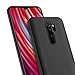 EasyAcc Slim Case for Xiaomi Redmi Note 8 Pro, Matte Black Thin TPU Phone Cases Finish Profile Soft Back Protective Cover Compatible with Xiaomi Redmi Note 8 Pro