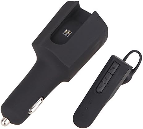 Wireless Cell Phone Earpiece: Bluetooth Earbud Microphone In Ear Heasdset Hands Free Calling Earphone Mic Noise Cancelling Mini Earbuds with Car Charger Smallest Handsfree all Smart Phones