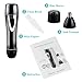 VereBeauty Women's Painless Mini Hair Remover (2 in 1)-Nose Trimmer and Facial Shaver (Black)