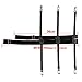 iiniim Unisex Uniform Shirt Stays Holders Elastic Garter Belts with Non-slip Locking Clamps (Metal Clips)