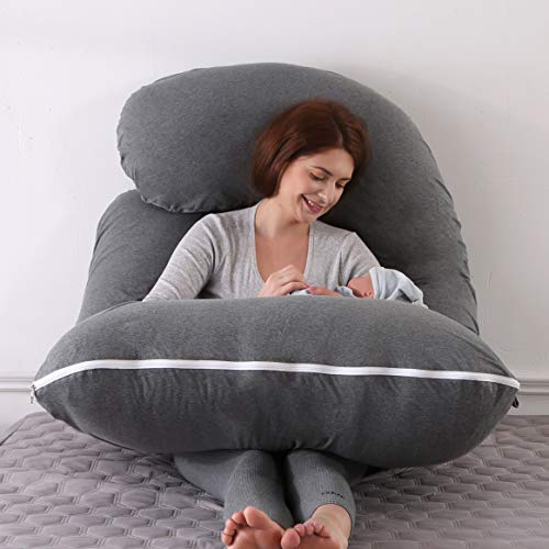BATTOP Pregnancy Pillows Full Body Maternity Pillow for Sleeping with