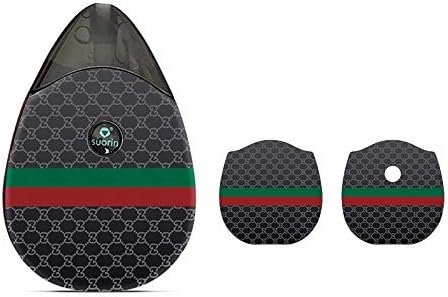 Suorin Drop Decal Protective Sleeve | Suorin Drop Skin | Suorin Drop Sticker | Suorin Drop Wrap (Gucchi Green Red)