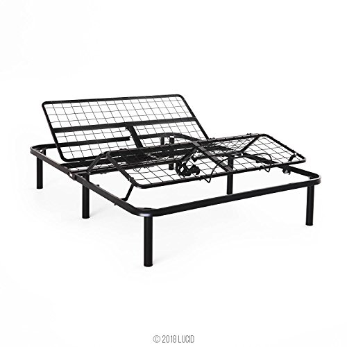 LUCID L100 Adjustable Bed Base Steel Frame 5 Minute Assembly Head