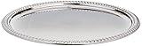 Winco CMT-14 Round Tray, 14-Inch, Chrome