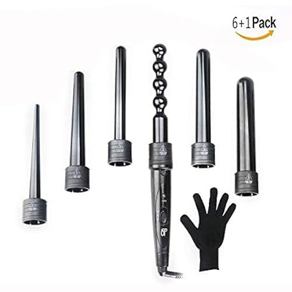 OFKPO 6 en 1 Rizador de Pelo Kit Profesional - para el Cabello/Pelo Kit