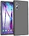 TOZO for Samsung Galaxy Note 10 Case Liquid Silicone Soft Protection Cover Black