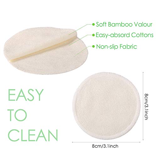 2 Reusable+Packs+Natural+Pads+Face+Cleaning+Washable