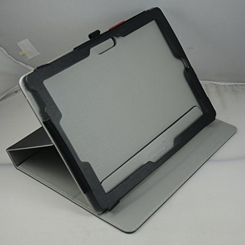Mama Mouth Coustom Design Slim Stand PU Leather Case Cover With Romovable Bluetooth Keyboard For 10.8 " Microsoft Surface 3 Tablet Windows 8.1 Tablet (Will Not Fit 12.1 Inches Surface Pro 3),Black - Thumbnail 6