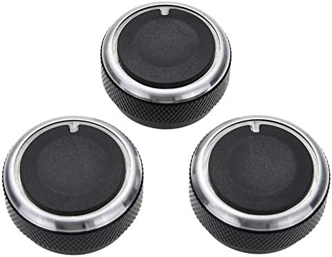 3PCS Switch Knobs Heater Climate Control Button A/C Air Buttons For Toyota Tacoma Vios 02-14 Car Vehicle Accessories